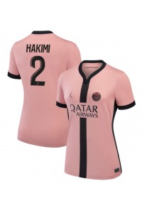 Paris Saint-Germain Achraf Hakimi #2 Fotballdrakt Tredje Klær Dame 2024-25 Korte ermer